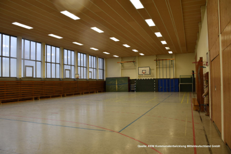 Sporthalle Passow innen